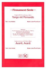 Jean Frankfurter Notenblätter Avanti Avanti und Tango mit Fernando