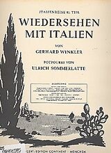 Gerhard Winkler Notenblätter Wiedersehen mit Italien