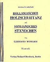  Notenblätter Holländischer Holzschuhtanz und