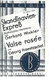  Notenblätter Skandinavien-Express und Valse Rosee