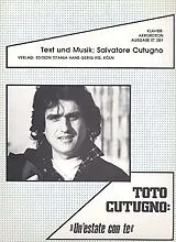 Salvatore Cutugno Notenblätter Un estat con tefür Klavier