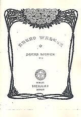 Bruno Walter Notenblätter 6 Lieder op.12 Band 1 (Nr.1-3)