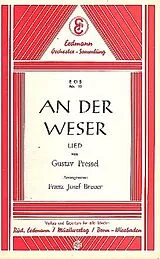 Gustav Pressel Notenblätter An der Weserfür