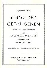 Giuseppe Verdi Notenblätter Chor der Gefangenen aus Nabucco