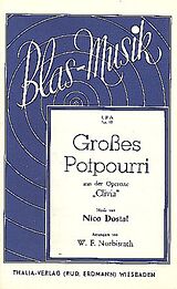 Nico Dostal Notenblätter Grosses Potpourri aus Clivia
