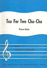  Notenblätter Tea for two cha-cha