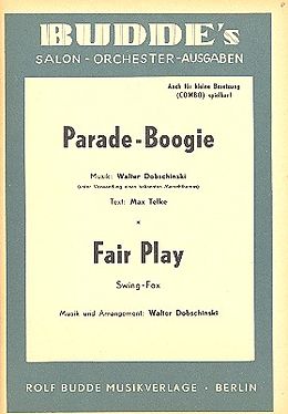  Notenblätter Parade-Boogie und Fair play