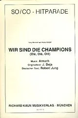  Notenblätter Wir sind die Championsfür