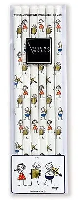  Instrumente+Zubehör Bleistiftset Little Philharmonics 6 Bleistifte