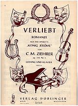 Carl Michael Ziehrer Notenblätter Verliebt op.319 Nr.1