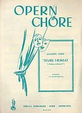 Giuseppe Verdi Notenblätter Chor der Gefangenen