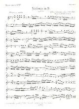 Johann Christian Bach Notenblätter Sinfonie B-Dur op.3,4