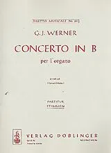 Gregor Joseph Werner Notenblätter Konzert B-Dur