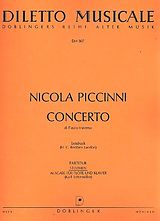 Alessandro Piccinini Notenblätter Konzert D-Dur für Flöte und Orchester