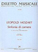Leopold Mozart Notenblätter Sinfonia di camera C-Dur
