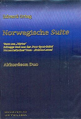 Edvard Hagerup Grieg Notenblätter Norwegische Suite