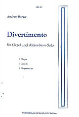 Andreas Berger Notenblätter Divertimento für Orgel und Akkordeon