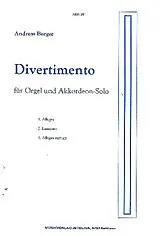 Andreas Berger Notenblätter Divertimento für Orgel und Akkordeon