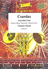 Vittorio Monti Notenblätter Csardas für Akkordeon und Blasorchester