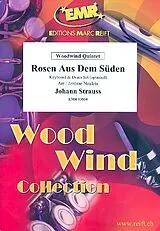 Johann (Sohn) Strauss Notenblätter Rosen aus dem Süden für 5 Holzbläser