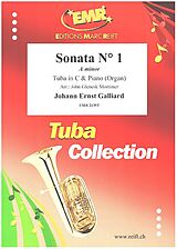 Johann Ernst Galliard Notenblätter Sonata A minor no.1