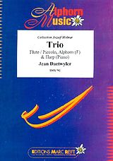 Jean Daetwyler Notenblätter Trio for flute (piccolo), Alphorn in F
