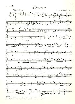 Karl Philipp Stamitz Notenblätter Konzert G-Dur op.29 Flöte und Orchester