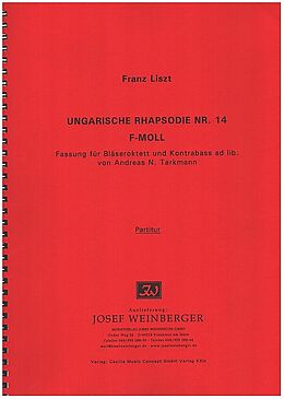 Franz Liszt Notenblätter Ungarische Rhapsodie Nr.14 f-Moll