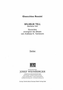 Gioacchino Rossini Notenblätter Ouvertüre zur Oper Wilhelm Tell