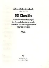 Johann Sebastian Bach Notenblätter 53 Bach-Choräle in der Fassung für das EG