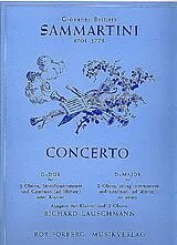 Giovanni Battista Sammartini Notenblätter Konzert D-Dur