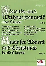  Notenblätter Advents- und Weihnachtsmusik alter Meister Band 1-5