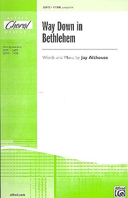 Jay Althouse Notenblätter Way down in Bethlehem