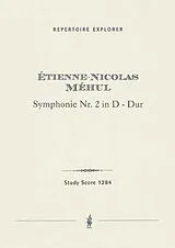 Etienne Nicolas Henri Mehul Notenblätter Sinfonie D-Dur Nr.2