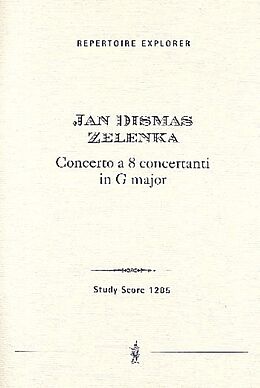Jan Dismas Zelenka Notenblätter Concerto in G major a 8 concertanti