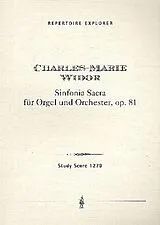 Charles Marie Jean Albert Widor Notenblätter Sinfonia Sacra op.81