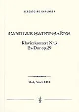 Camille Saint-Saens Notenblätter Konzert Es-Dur Nr.3 op.29