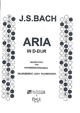 Johann Sebastian Bach Notenblätter Aria D-Dur BWV1068