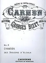 Georges Bizet Notenblätter Chanson des dragons dAlcala