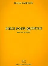 Georges Barboteu Notenblätter Pièce pour Quentin