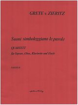 Grete von Zieritz Notenblätter Suoni simboleggiano le parole