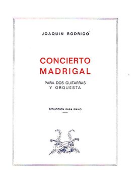 Joaquin Rodrigo Notenblätter Concierto Madrigal
