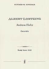 Albert Lortzing Notenblätter Andreas Hofer Ouvertüre für