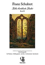Franz Schubert Notenblätter 10 berühmte Lieder Band 2 für hohe
