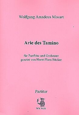 Wolfgang Amadeus Mozart Notenblätter Arie des Tamino aus Die Zauberflöte