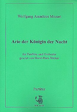 Wolfgang Amadeus Mozart Notenblätter Arie der Königin der Nacht aus Die Zauberflöte