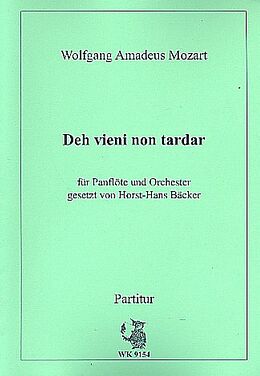 Wolfgang Amadeus Mozart Notenblätter Deh vieni non tardar aus Figaros Hochzeit