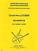 Claude-Henry Joubert Notenblätter Escampative