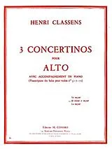 Henri Classens Notenblätter Concertino en ré mineur et majeur no.2
