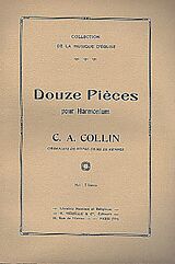 Charles-Augustin Collin Notenblätter 12 Pièces pour harmonium
